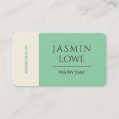 Moderne QR Code Social Media Verbinden wir Green Visitenkarte (Vorderseite)