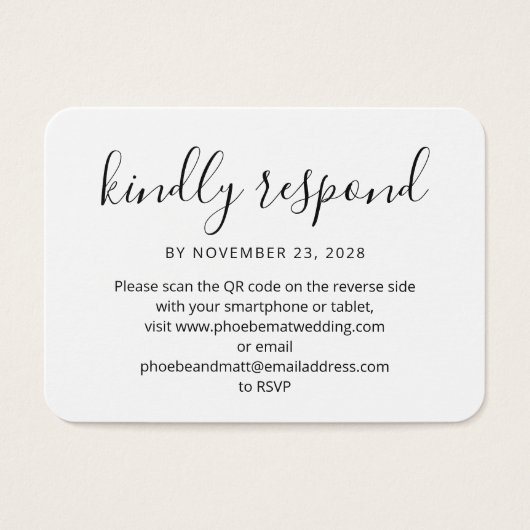 Moderne QR Code UAWG Response und Website (Vorderseite)