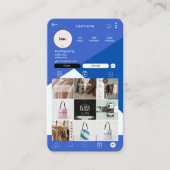 Moderne QR-Code-Visitenkarten | Verbindung Visitenkarte (Vorderseite)