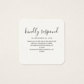 Moderne QR Code Wedding Website UAWG Enclosure Car (Vorderseite)