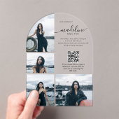 Moderne QR-Graduierungspartei für FotoCollage Acryleinladungen (Insitu (Handheld))