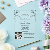 Moderne QR-Hochzeit Acryleinladungen (In Situ (Hochzeit))