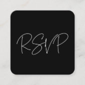 Moderne QR-UAWG-Antwort auf minimalistische Anford Begleitkarte (Vorderseite)