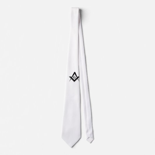Moderne Quadrat-und Kompass-Krawatte Krawatte (Vorderseite)