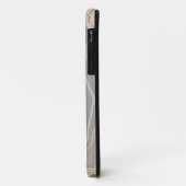 Moderne Quarter & Gold Agate Crystal personalisier Case-Mate iPhone Hülle (Hinten/Links)