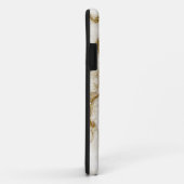 Moderne Quarter & Gold Stone Crystal Personalize Case-Mate iPhone Hülle (Hinten/Rechts)