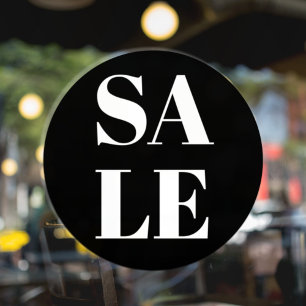 Moderne Rabattfolie für Schaufenster Fensteraufkleber