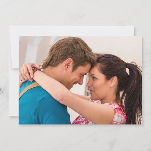 Moderne Rahmen | Ankündigung Datum freihalten (Rückseite)