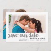 Moderne Rahmen | Ankündigung Datum freihalten (Vorne/Hinten)