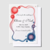 Moderne Rahmen Pergament Einladungen (Versetzt)