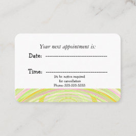 Moderne Rainbow Arc Medical Appointment Terminkarte