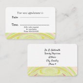 Moderne Rainbow Arc Medical Appointment Terminkarte (Vorne/Hinten)