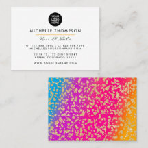 Moderne Rainbow Business Card