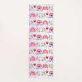 Moderne Rainbow Cocktail Fitness Freak Romantische Yogamatte (Rückseite)