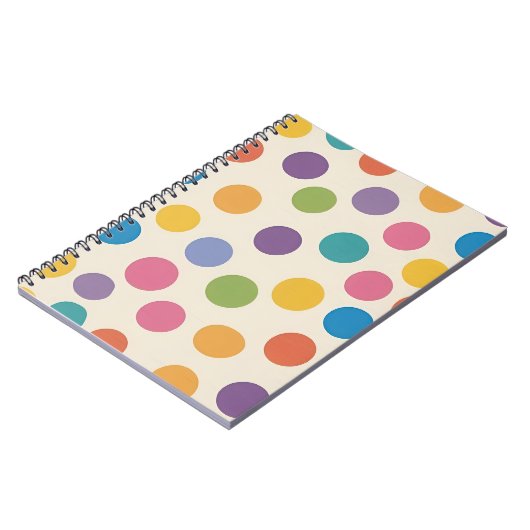 Moderne Rainbow Color Hexagonale Art Notizblock (Linke Seite)