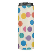 Moderne Rainbow Color Hexagonale Art Thermosbecher (Rückseite)