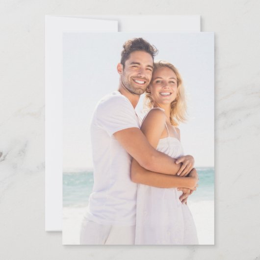 Moderne Rainbow Confetti Wedding Save The Date (Rückseite)