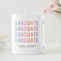 Moderne Rainbow-Graduate-Klasse 2024