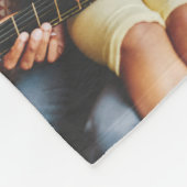 Moderne Rainbow-Liebe Oma-Collage Fleecedecke (Ecke)