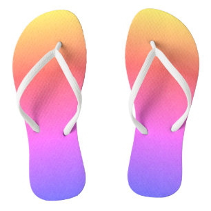 Moderne Rainbow Linen Badesandalen