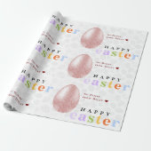 Moderne Rainbow Pastel Einfach Custom Happy Oaster Geschenkpapier (Ungerollt)