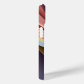 Moderne Rainbow Wave Abstrakt Art Case-Mate iPhone Hülle (Rückseite / Rechts)