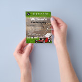 Moderne Rasenmäher, Rasenpflege Flyer (Gruppe)