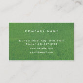 Moderne Rasenpflege Einfache Landschaftsgestaltung Visitenkarte (Rückseite)