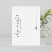 Moderne Ratschläge zur Hochzeit von Skripten und W Folieneinladung (Stehend vorne)