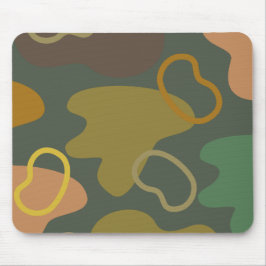 Moderne, rauchfreie Palette Einfach grün Mousepad