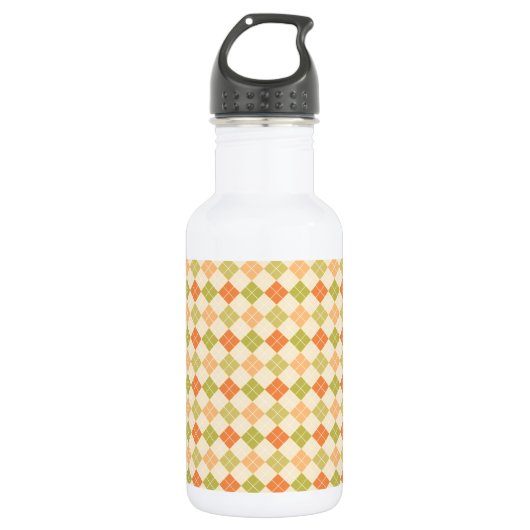 Moderne Raute Edelstahlflasche (Vorderseite)