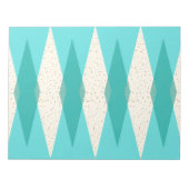 Moderne Raute - Notepad Notizblock (Vorderseite)