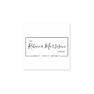 Moderne Read it Liebe | Benutzerdefinierte Bibliot Gummistempel