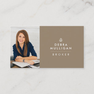 Moderne Real Anwesen Business Card Horizontal Visitenkarte