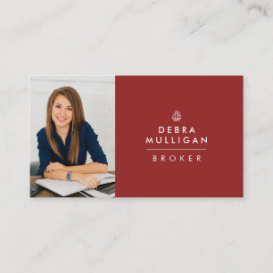 Moderne Real Anwesen Business Card Horizontal Visitenkarte