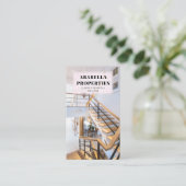 Moderne Real Anwesen Business Card Visitenkarte (Stehend Vorderseite)