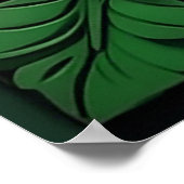 Moderne realistische Blume Poster (Ecke)