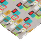 Moderne Rechtecke aus dem Mittelalter Abstrakt  Tischdecke (Schrägansicht)