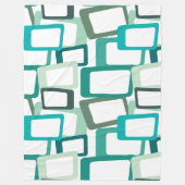 Moderne Rechtecke aus dem Mittelalter Fleecedecke (Vorderseite)