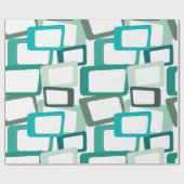 Moderne Rechtecke aus dem Mittelalter Geschenkpapier (Flach)