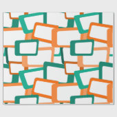 Moderne Rechtecke aus dem Mittelalter Geschenkpapier (Flach)