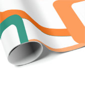 Moderne Rechtecke aus dem Mittelalter Geschenkpapier (Rolleneckpunkt)