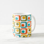 Moderne Rechtecke aus dem Mittelalter Kaffeetasse (VorderseiteRechts)