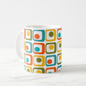Moderne Rechtecke aus dem Mittelalter Kaffeetasse (Vorderseite Links)