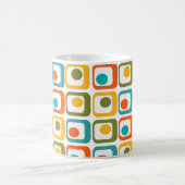 Moderne Rechtecke aus dem Mittelalter Kaffeetasse (Mittel)