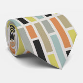 Moderne Rechtecke aus dem Mittelalter Krawatte (Gerollt)