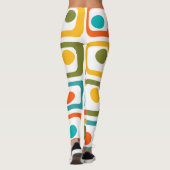 Moderne Rechtecke aus dem Mittelalter Leggings (Rückseite)