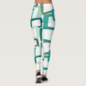 Moderne Rechtecke aus dem Mittelalter Leggings (Rückseite)