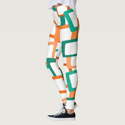 Moderne Rechtecke aus dem Mittelalter Leggings (Links)