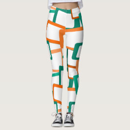 Moderne Rechtecke aus dem Mittelalter Leggings
